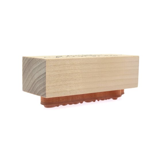 Merry Christmas Wooden Stamp 2.5cm x 7cm image number 4
