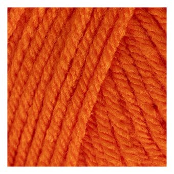 Knitcraft Orange Everyday Chunky Yarn 100g image number 2