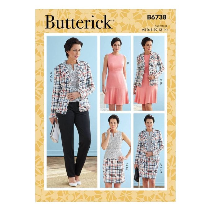 Butterick Women's Separates Sizes 14 to 22 Sewing Pattern B6738 image number 1