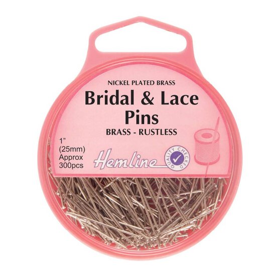 Hemline Bridal and Lace Pins 300 Pack image number 1
