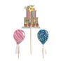 Whisk Animal Cake and Balloon Cake Toppers 10 Pieces image number 3