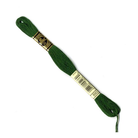 DMC Green Mouline Special 25 Cotton Thread 8m (890)