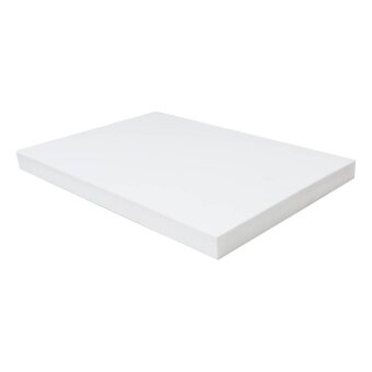White Thick Foam Sheet 21cm x 30cm