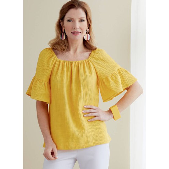 Butterick Women&rsquo;s Top Sewing Pattern B6766 (14-22) image number 5