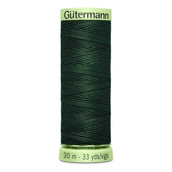 Gutermann Green Top Stitch Thread 30m (472)