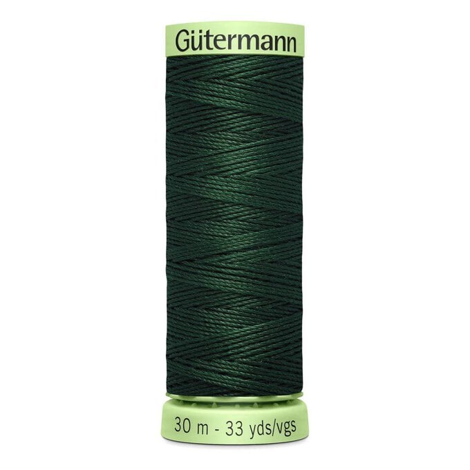 Gutermann Green Top Stitch Thread 30m (472) image number 1
