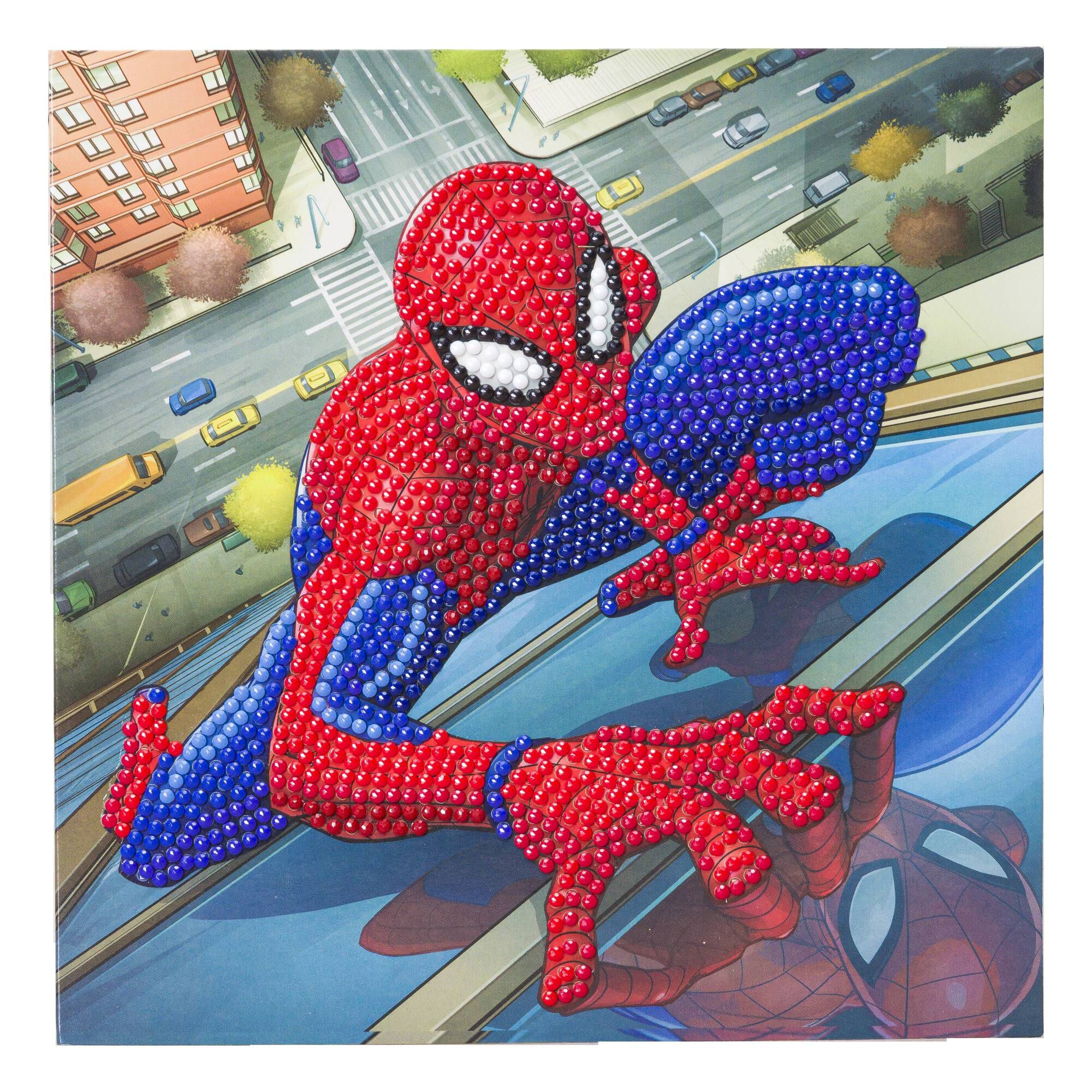 Spiderman Crystal Art Card Kit Hobbycraft
