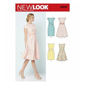 New Look Women's Dress Sewing Pattern 6447