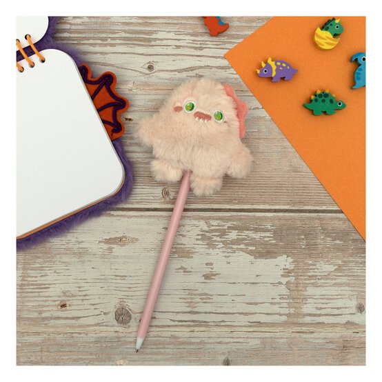 Pink Monster Plush Pen image number 2