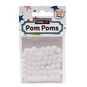 White Pom Poms 7mm 50 Pack image number 2