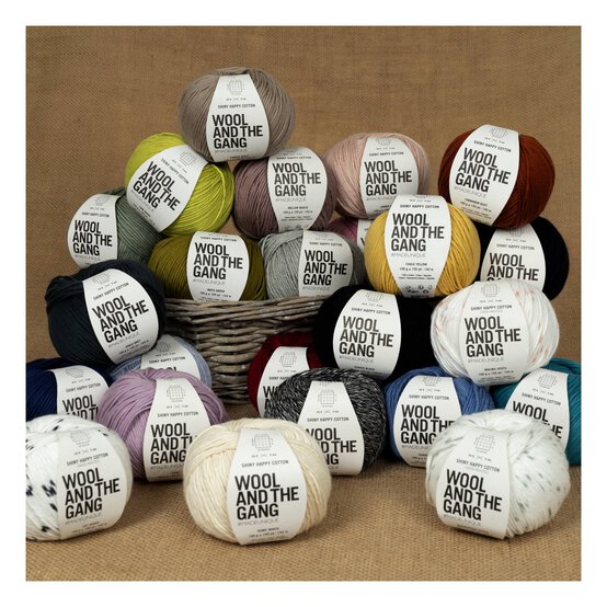 Wool and the Gang Moss Green Shiny Happy Cotton 100g image number 4