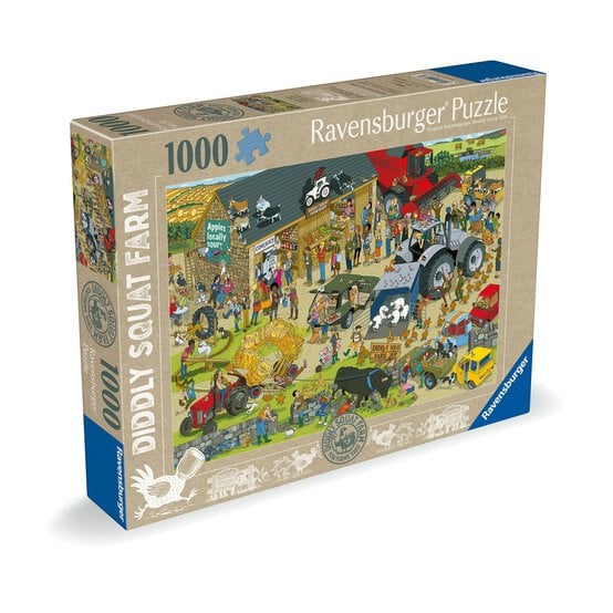 Ravensburger Diddly Squat Farm Jigsaw Puzzle 1000 Pieces image number 1