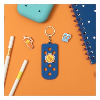 Blue Charm Keychain 4cm x 9cm