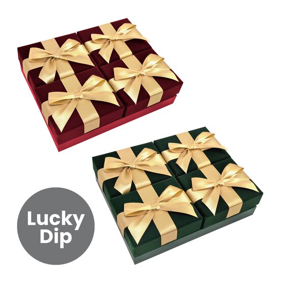 Assorted Velvet Gift Box 4 Pack  image number 1