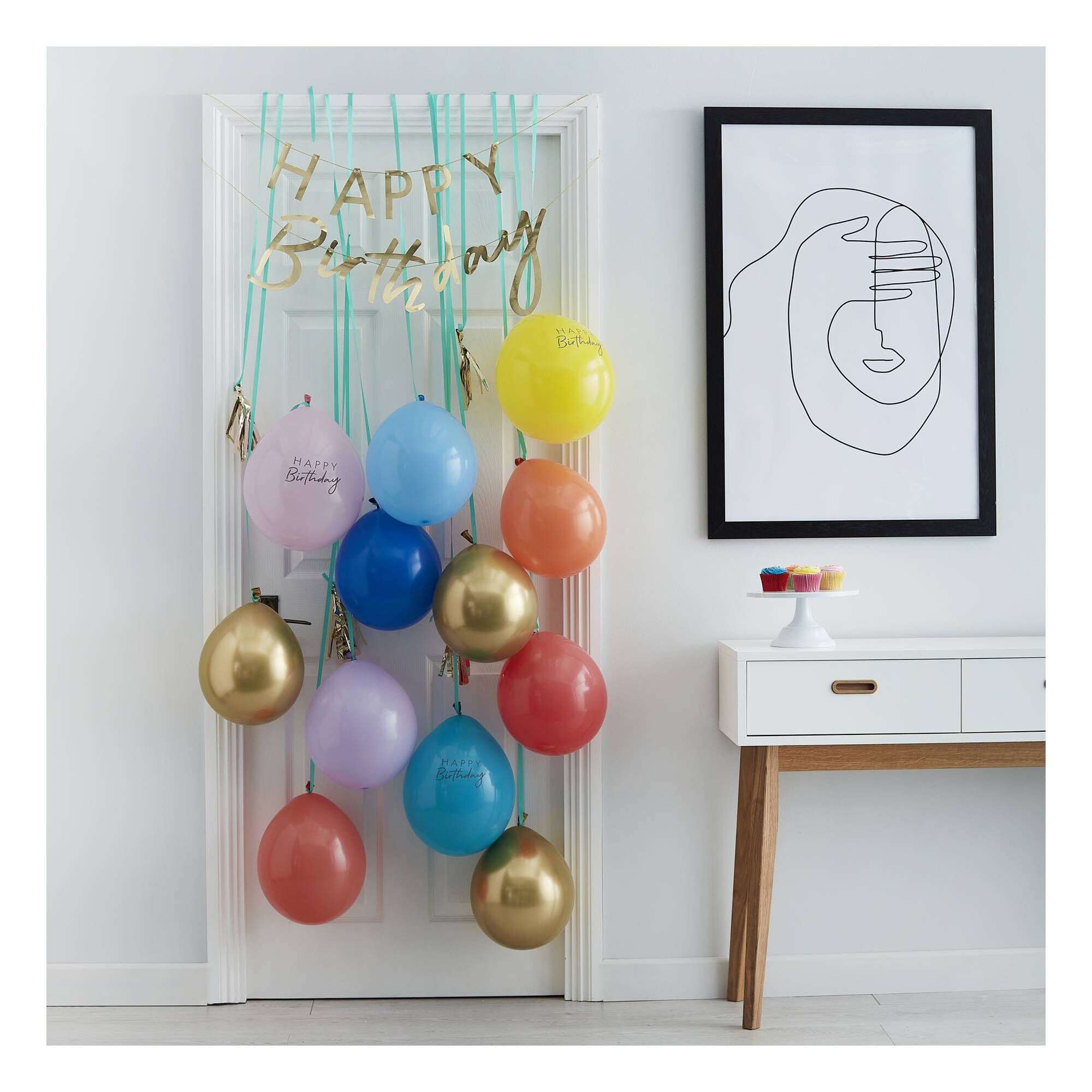Ginger Ray Happy Birthday Tischkonfetti – 14g Buntes Party-Konfetti Für Geburtstagstische | Dekoration Für Feiern
