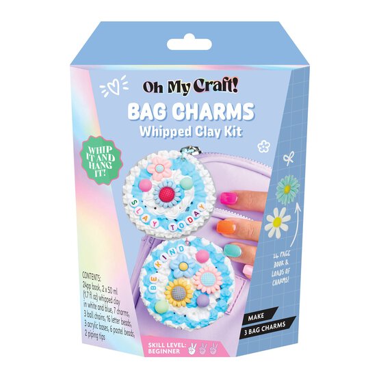 Oh My Craft! Bag Charm Whipped Clay Kit image number 1