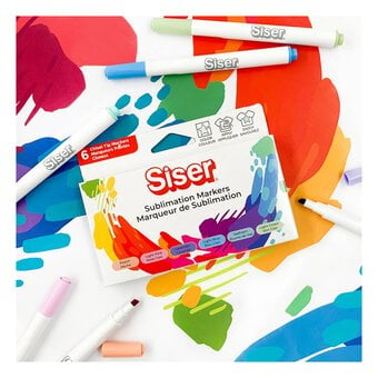 Siser Pastel Sublimation Markers 6 Pack image number 5
