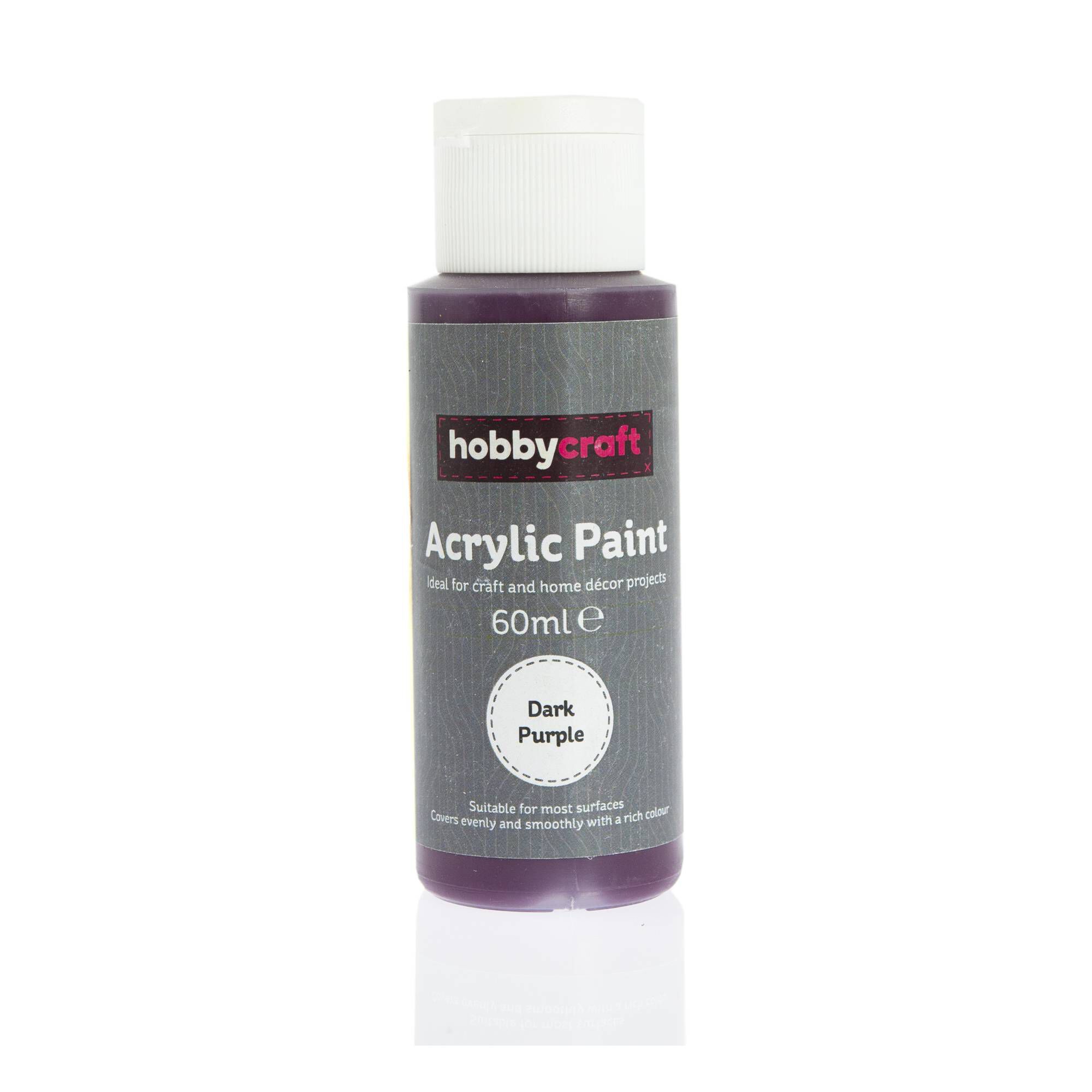 Dark Purple Acrylic Paint 60ml Hobbycraft