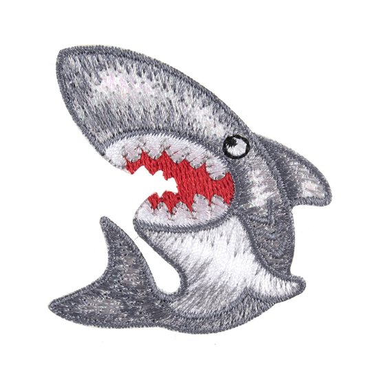 Trimits Shark Iron-On Motif image number 2