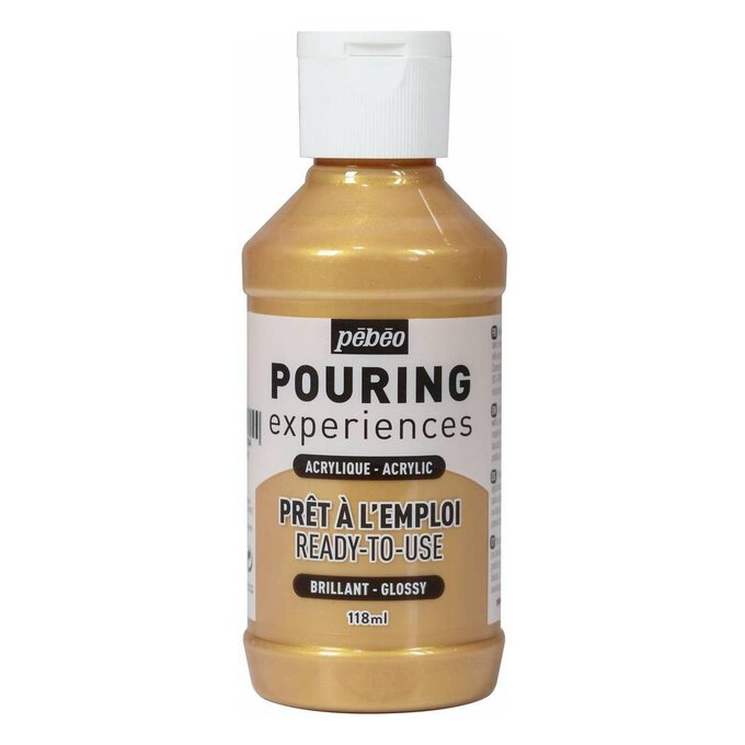 Pebeo Gold Pouring Experiences Acrylic 118ml