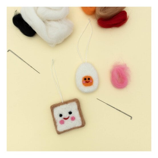 Egg and Toast Felting Kit 2 Pack image number 4