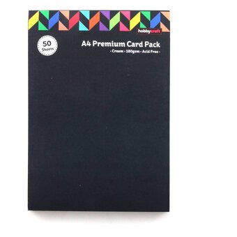 Premium Cream Card A4 50 Pack image number 3