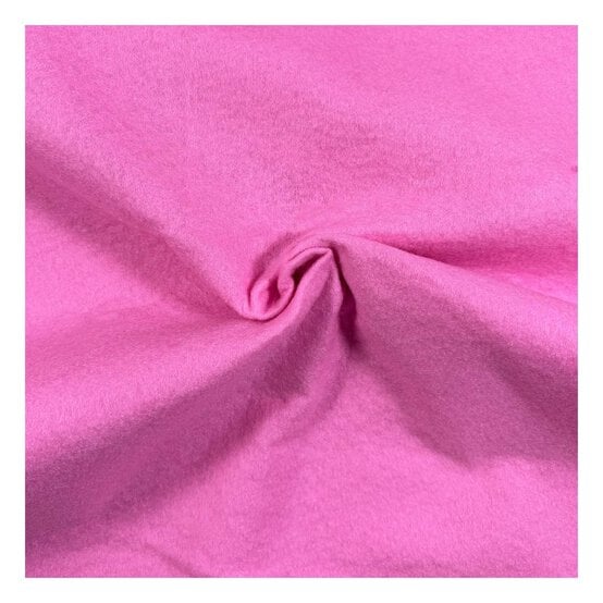 Pale Pink Felt Fabric by the Metre image number 1