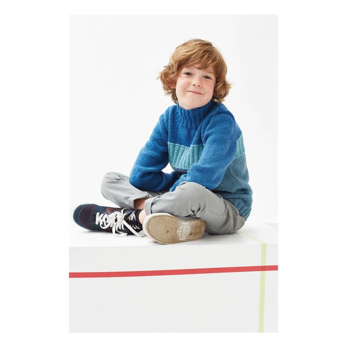 Rowan Linus Boys' Sweater Digital Pattern Hobbycraft