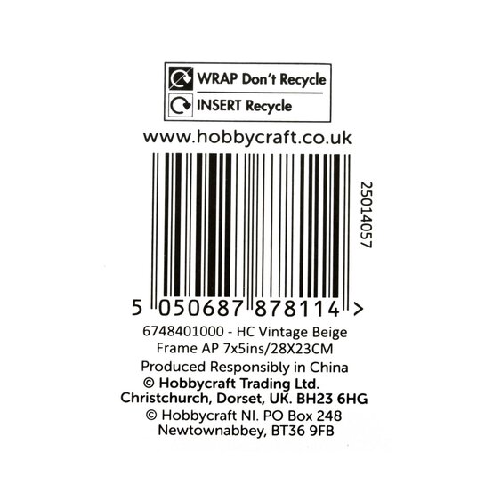 Vintage Wood Picture Frame 25cm x 20cm image number 6