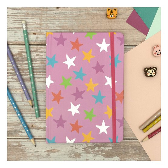 Rainbow Star Notebook A5 image number 2
