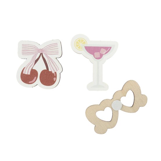 Bon Voyage Wooden Toppers 3 Pack image number 3