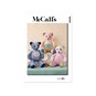 McCall’s Patchwork Plush Bears Sewing Pattern M8599 image number 1