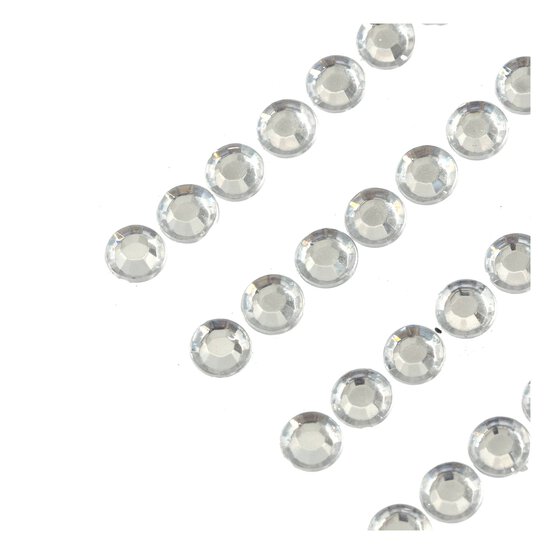 Clear Adhesive Gem Strips 5mm 5 Pack image number 1