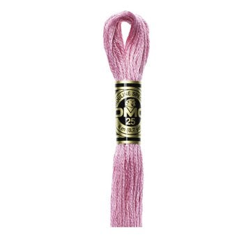 DMC Pink Mouline Special 25 Cotton Thread 8m (3608)