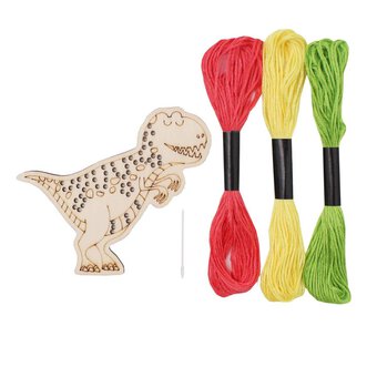 Dinosaur Wooden Threading Kit