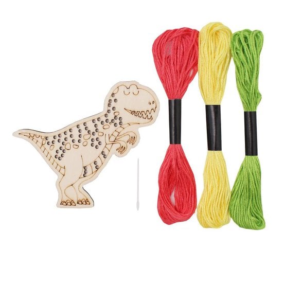 Dinosaur Wooden Threading Kit image number 1