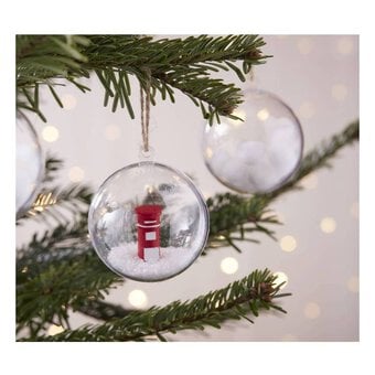 Small Fillable Baubles 6cm 6 Pack image number 3