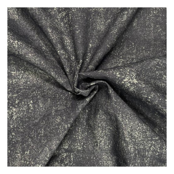 Charcoal Cotton Textured Blender Fabric by the Metre image number 1