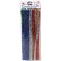 Assorted Tinsel Pipe Cleaners 40 Pack image number 3