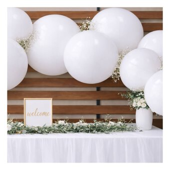 Reusable Cloud White Balloon Garland