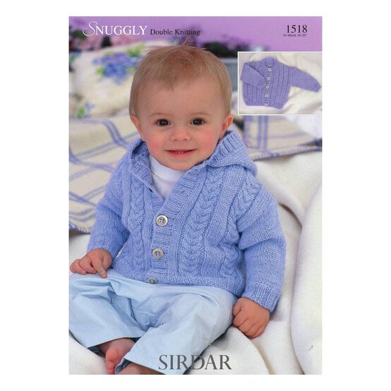 Sirdar Snuggly DK Cardigans Digital Pattern 1518 image number 1