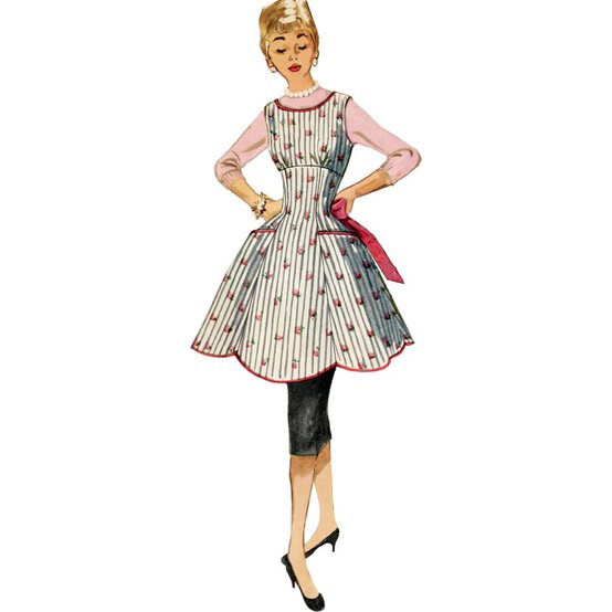 Simplicity Vintage Aprons Sewing Pattern S9311 image number 3