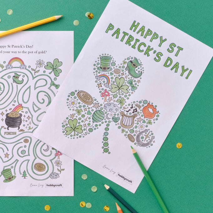 FREE St Patrick's Day Colouring Sheet Downloads image number 1