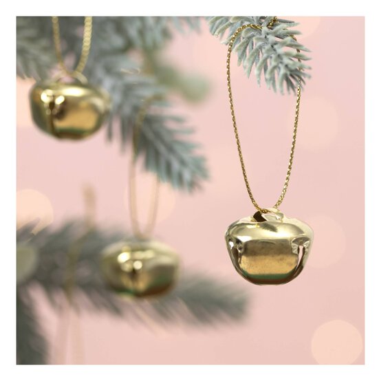 Hanging Gold Bells 32 Pack image number 1