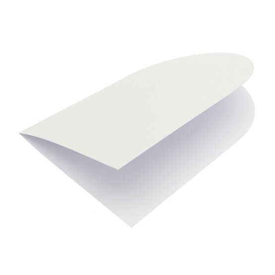 White Arched Cards 5 x 7 Inches 6 Pack image number 3