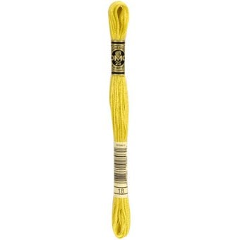 DMC Yellow Mouline Special 25 Cotton Thread 8m (018) image number 3