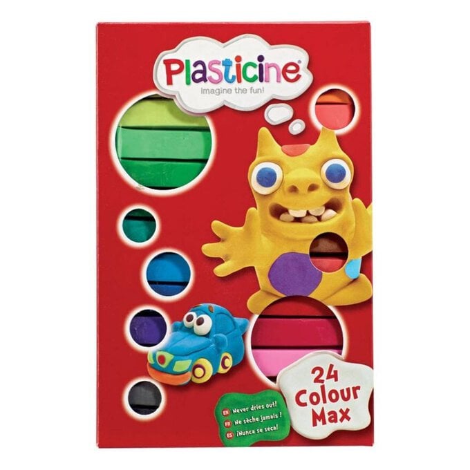 Plasticine 24 Colour Max Set image number 1