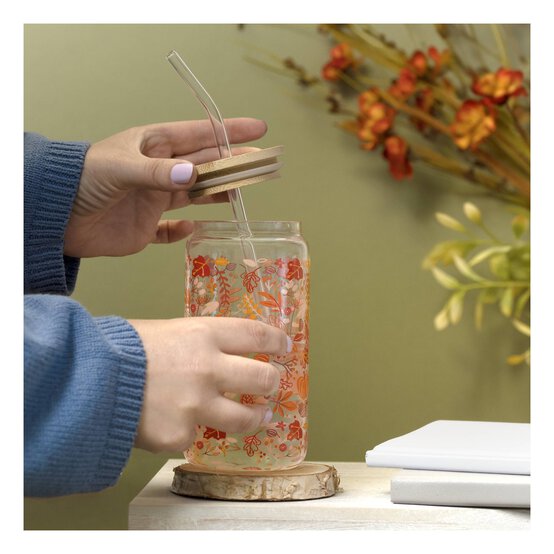 Autumn Glass Drinking Cup 500ml  image number 2