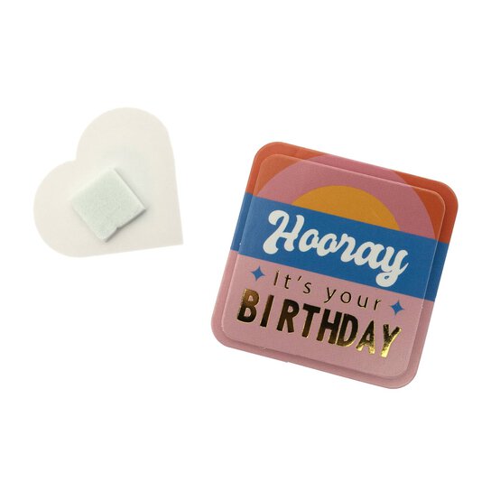 Birthday Flower Card Toppers 8 Pack  image number 3