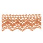 Rust 25mm Scallop Cotton Lace Trim by the Metre image number 2